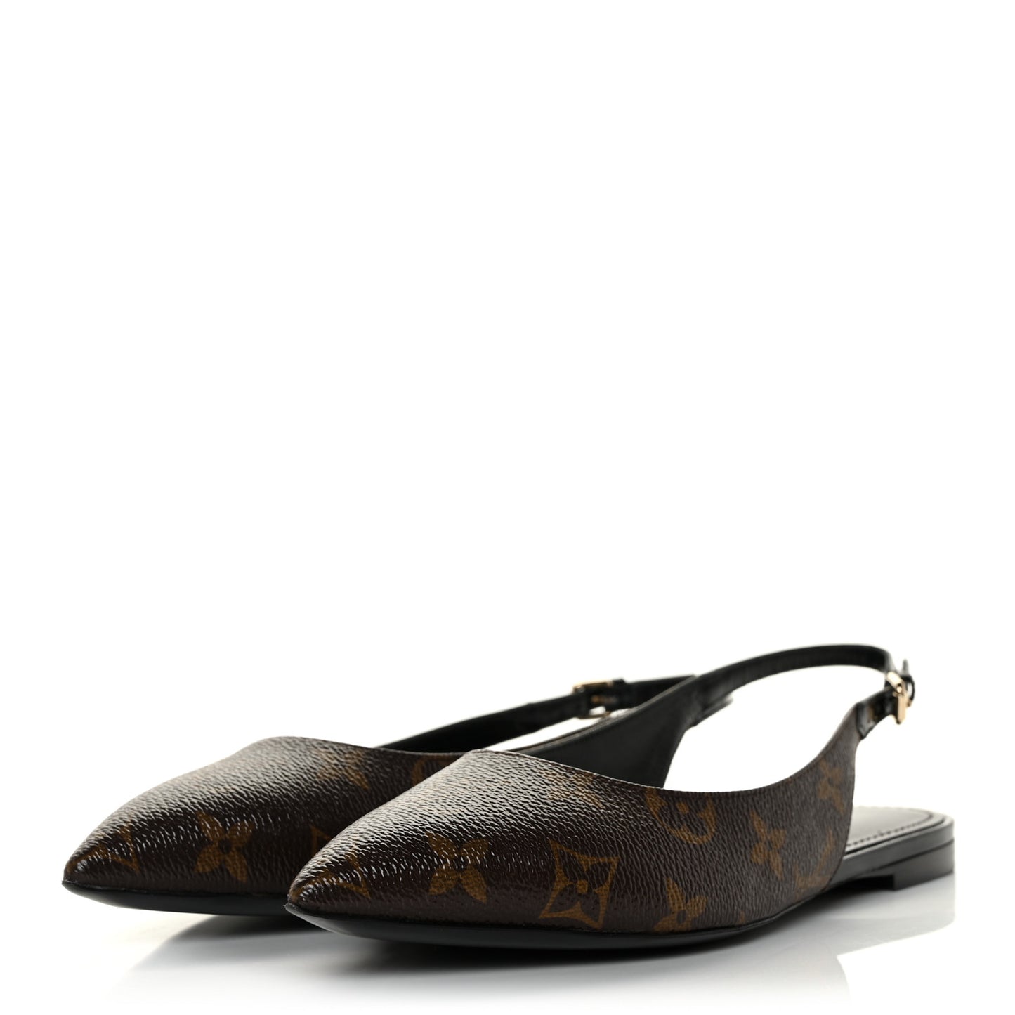 Patent Monogram Cherie Slingback Ballerina Flats 36.5