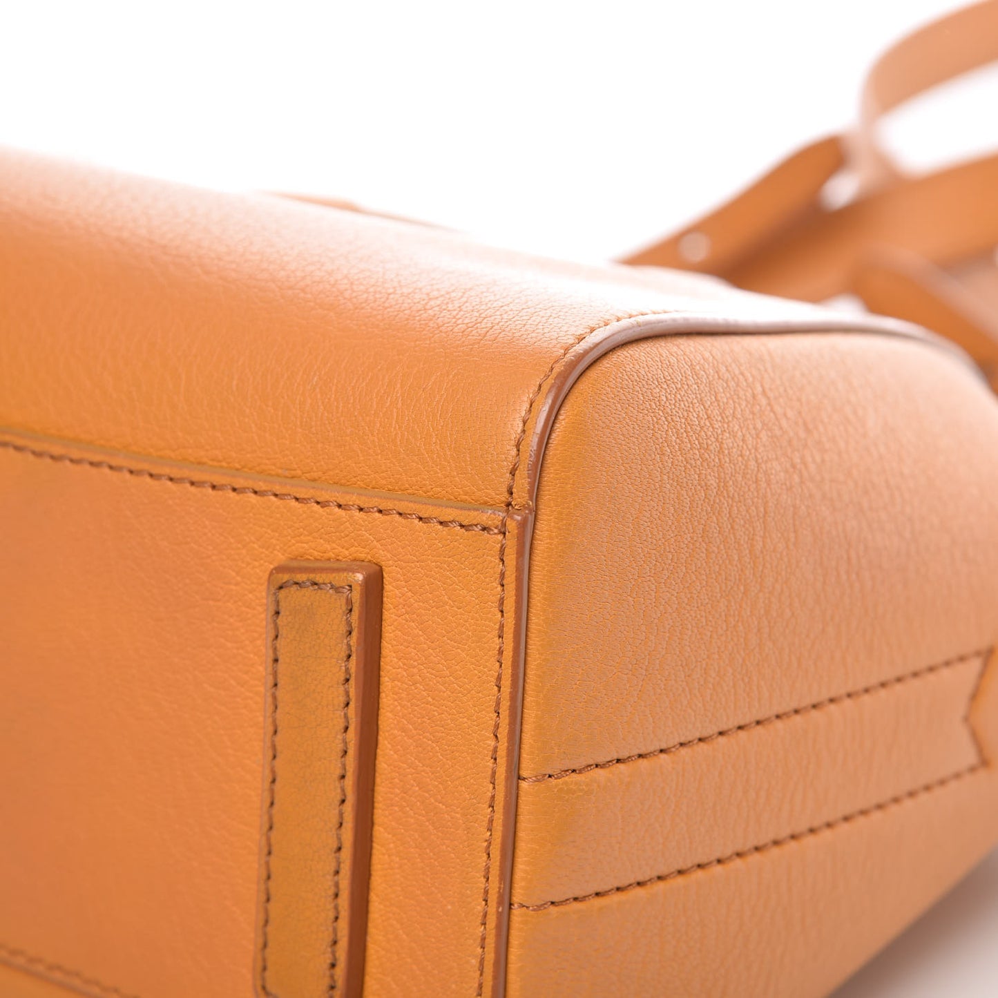 Sugar Goatskin Mini Antigona Rust