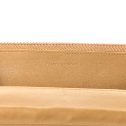 Chanel Caviar Timeless CC Wallet on Chain WOC Beige 7 of 14