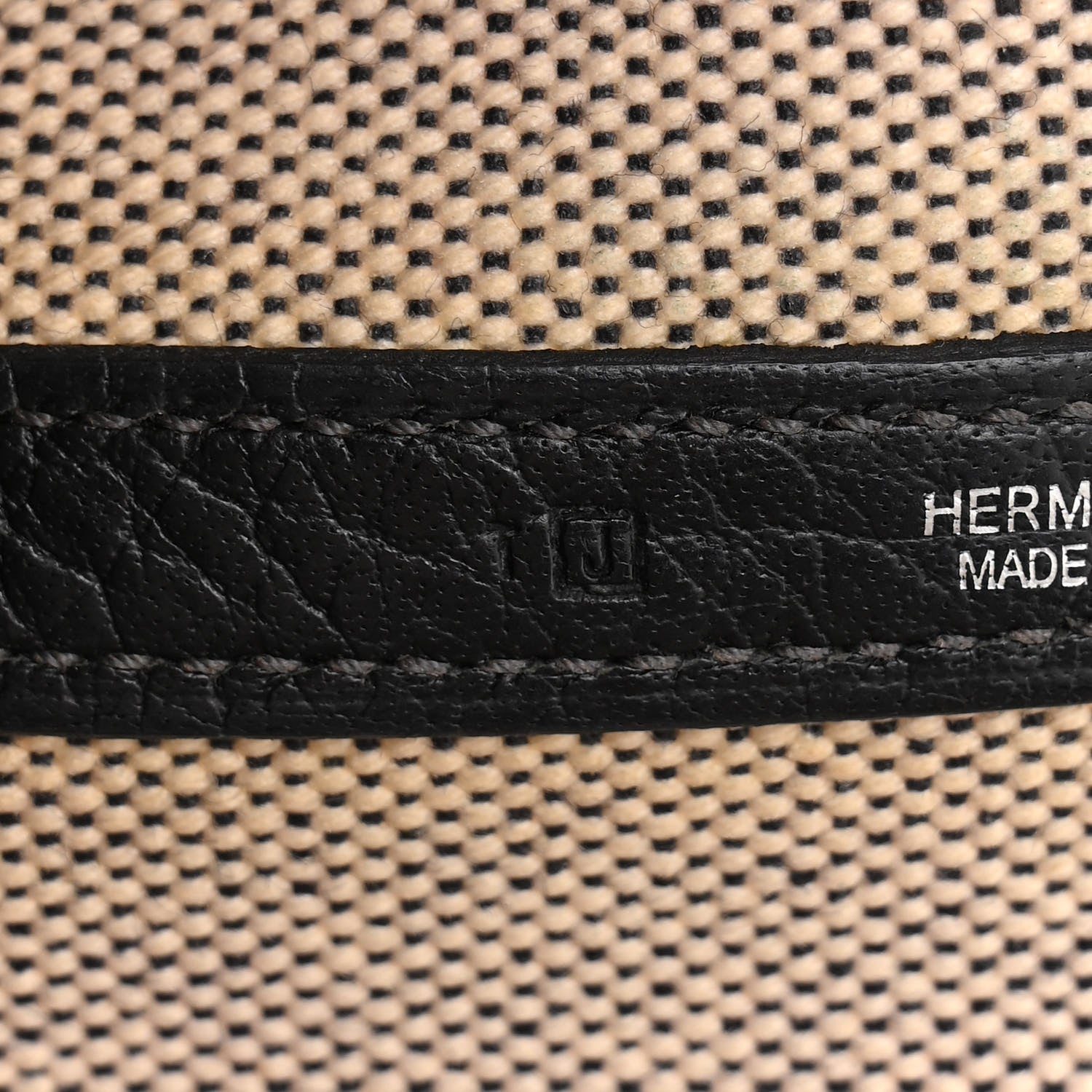 Hermes Toile Negonda Garden Party 36 MM Tote Black Ecru 7 of 10