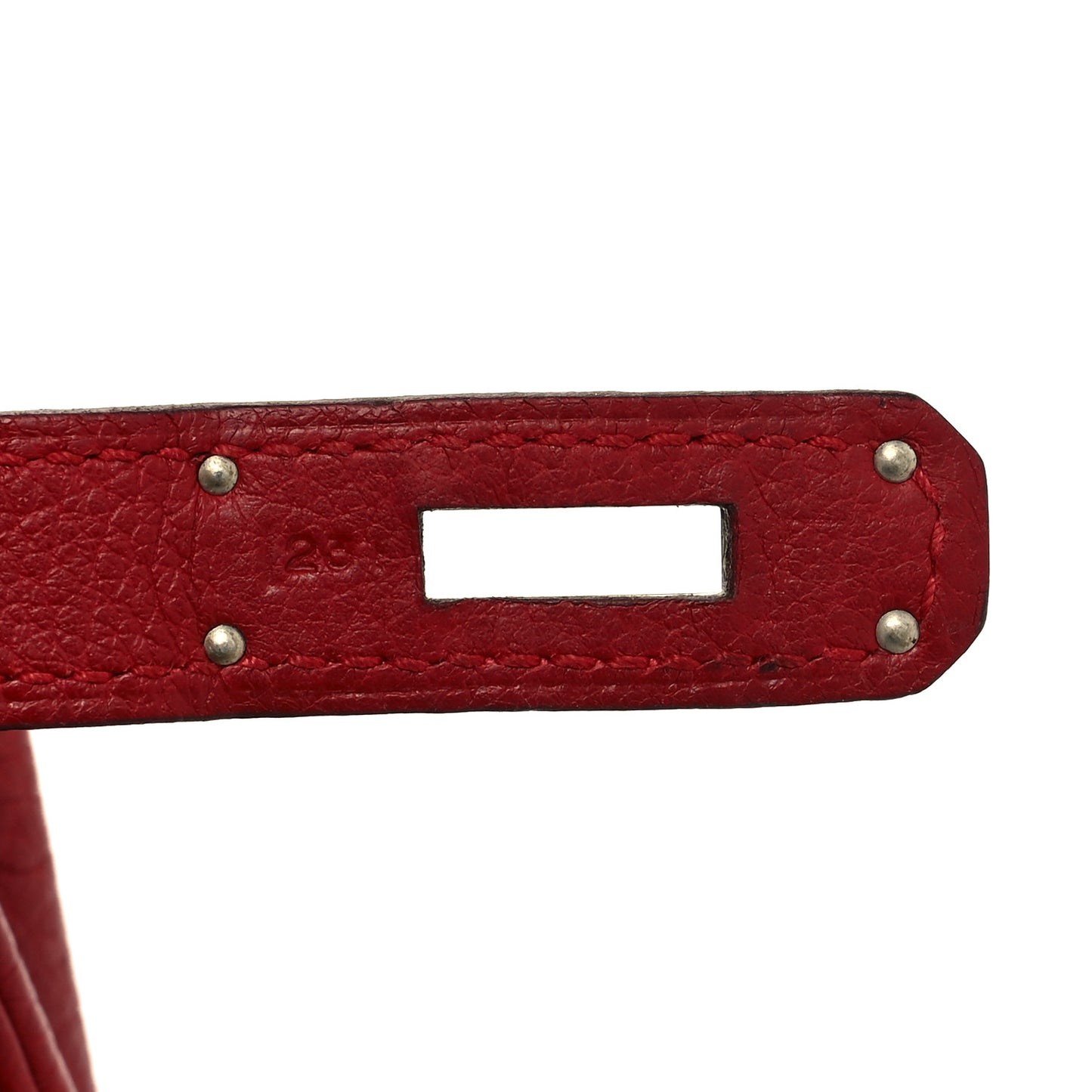 Taurillon Clemence Birkin 30 Rouge Garance