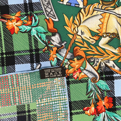 Hermes Silk Fleurs D Ecosse Scarf 90 3 of 3