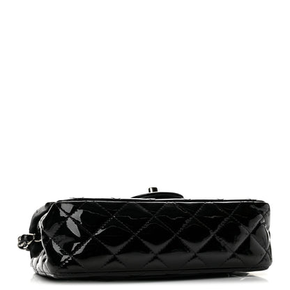 Chanel Patent Calfskin Quilted Mini Rectangular Flap Black 4 of 13