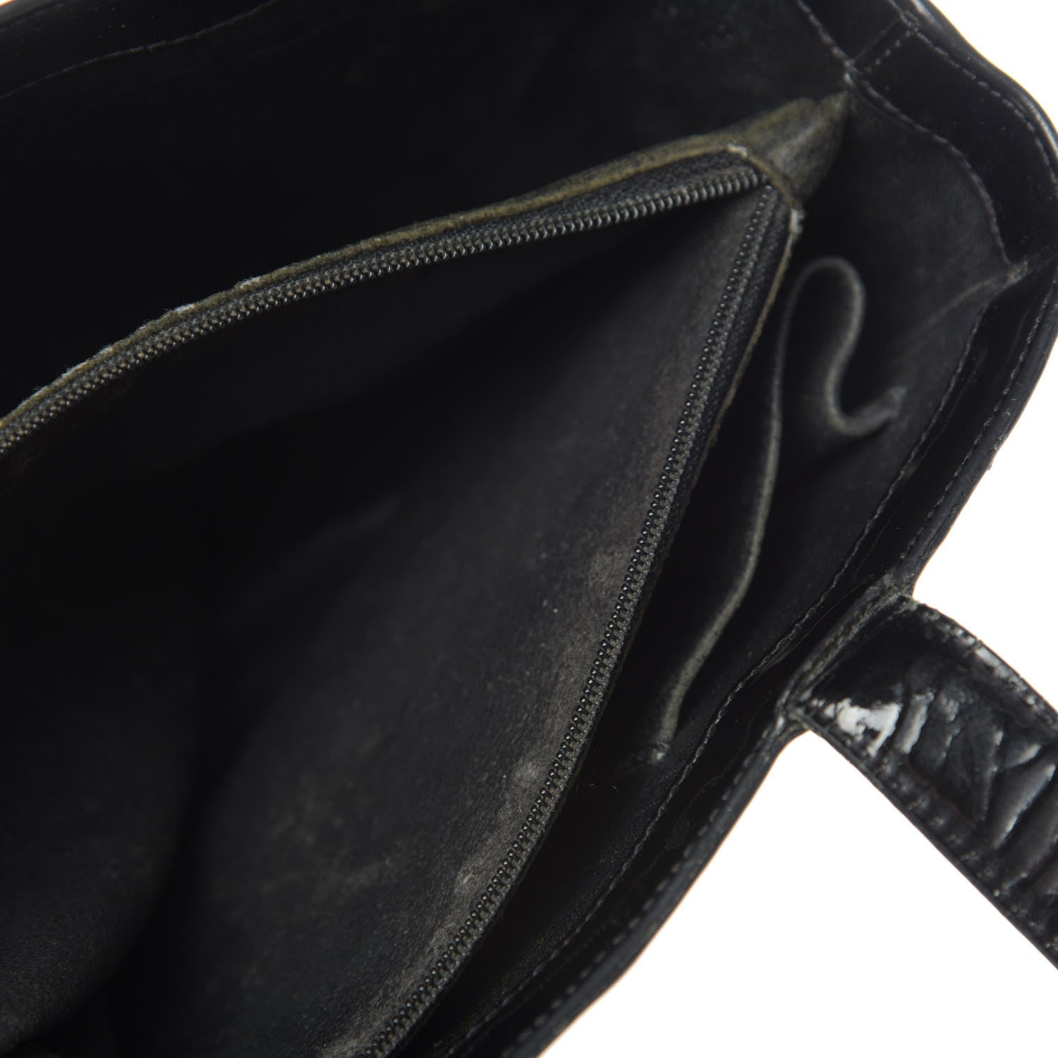 Chanel Patent Logo Tote Black 13 of 16