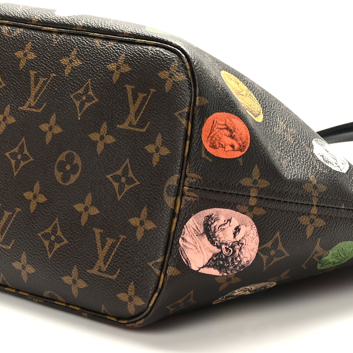X FORNASETTI Monogram Cameo Neverfull MM