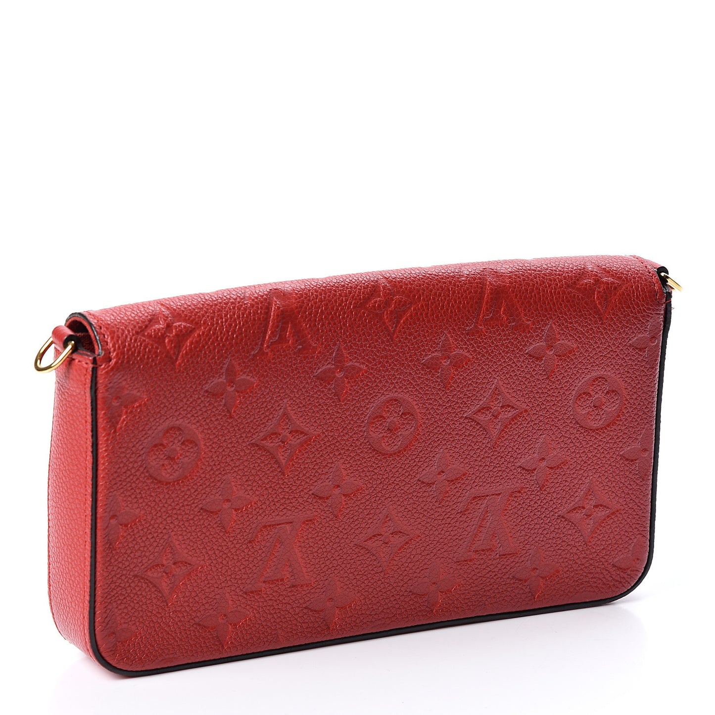 Empreinte Pochette Felicie Chain Wallet Scarlet