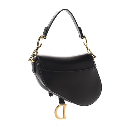 Christian Dior Calfskin Mini Saddle Bag Black 3 of 10
