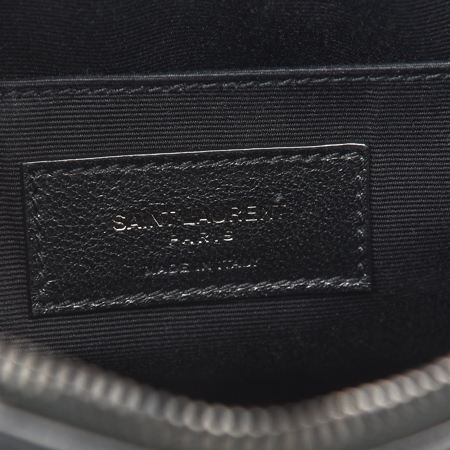 Calfskin Matelasse Monogram Lou Camera Bag Black