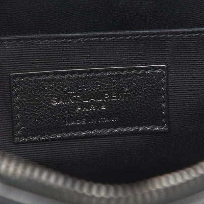 Saint Laurent Calfskin Matelasse Monogram Lou Camera Bag Black 6 of 9