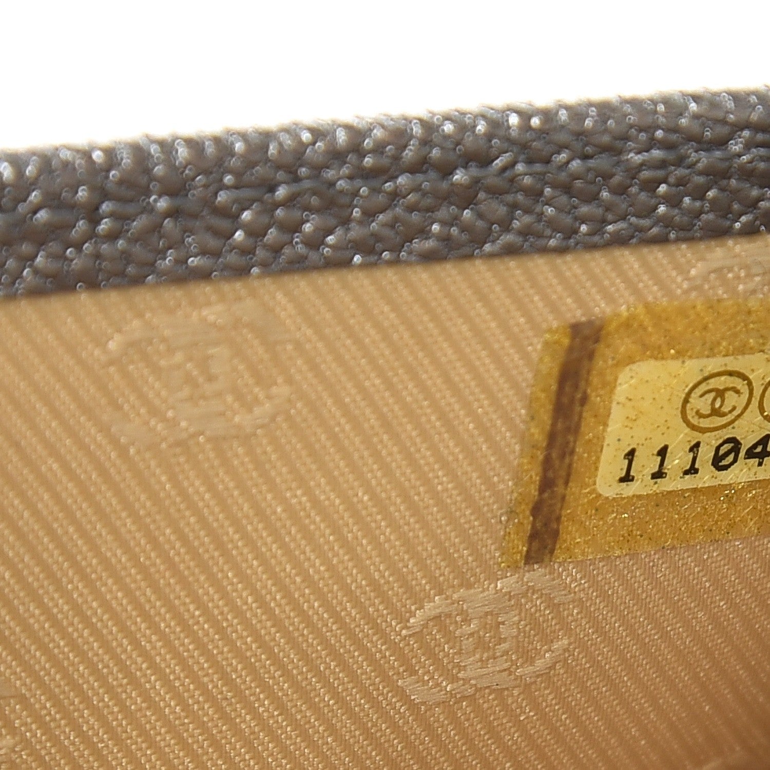 Chanel Metallic Goatskin Wallet On Chain WOC Silver 10 of 11