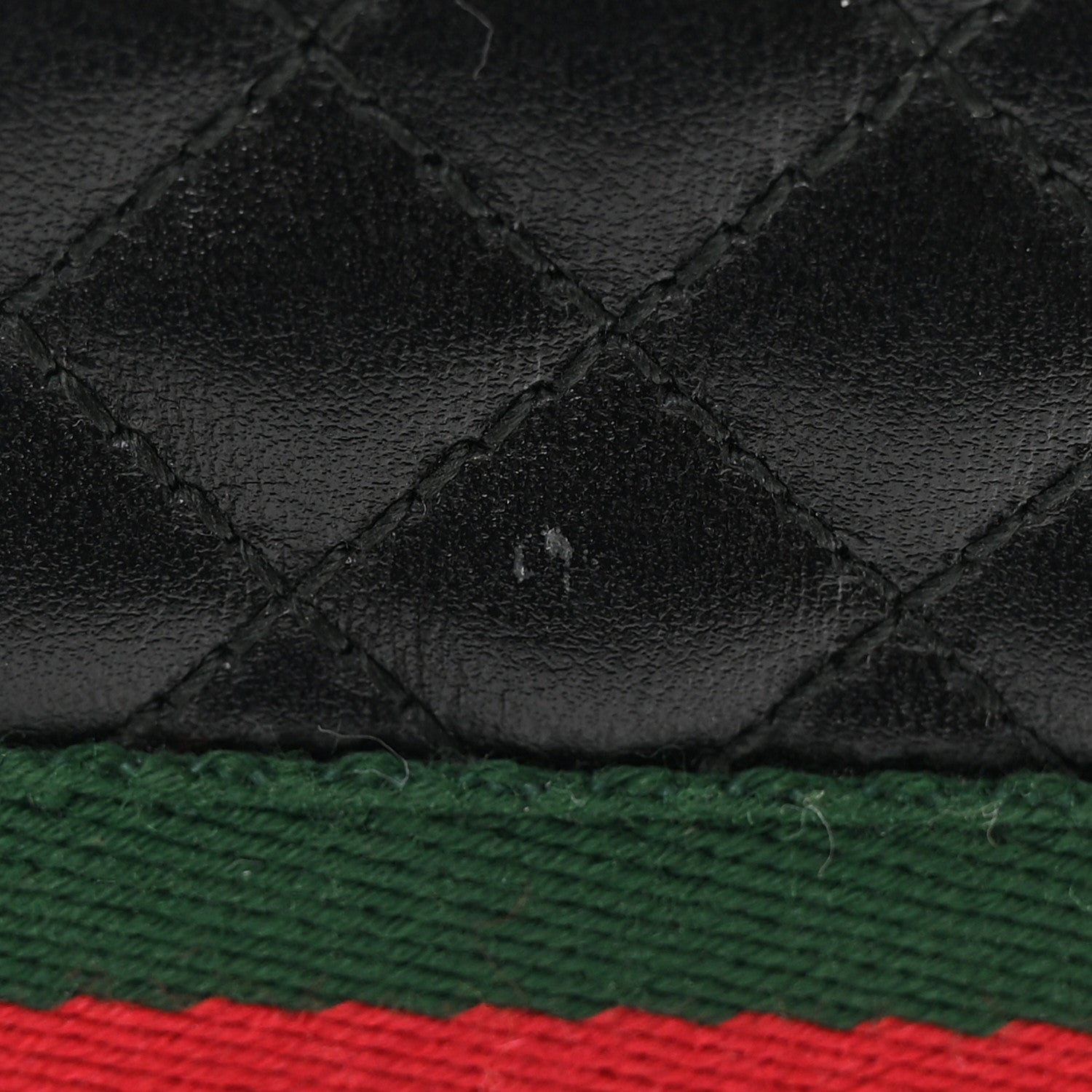 Gucci Calfskin Web Trapuntata GG Zip Around Wallet Black 10 of 12