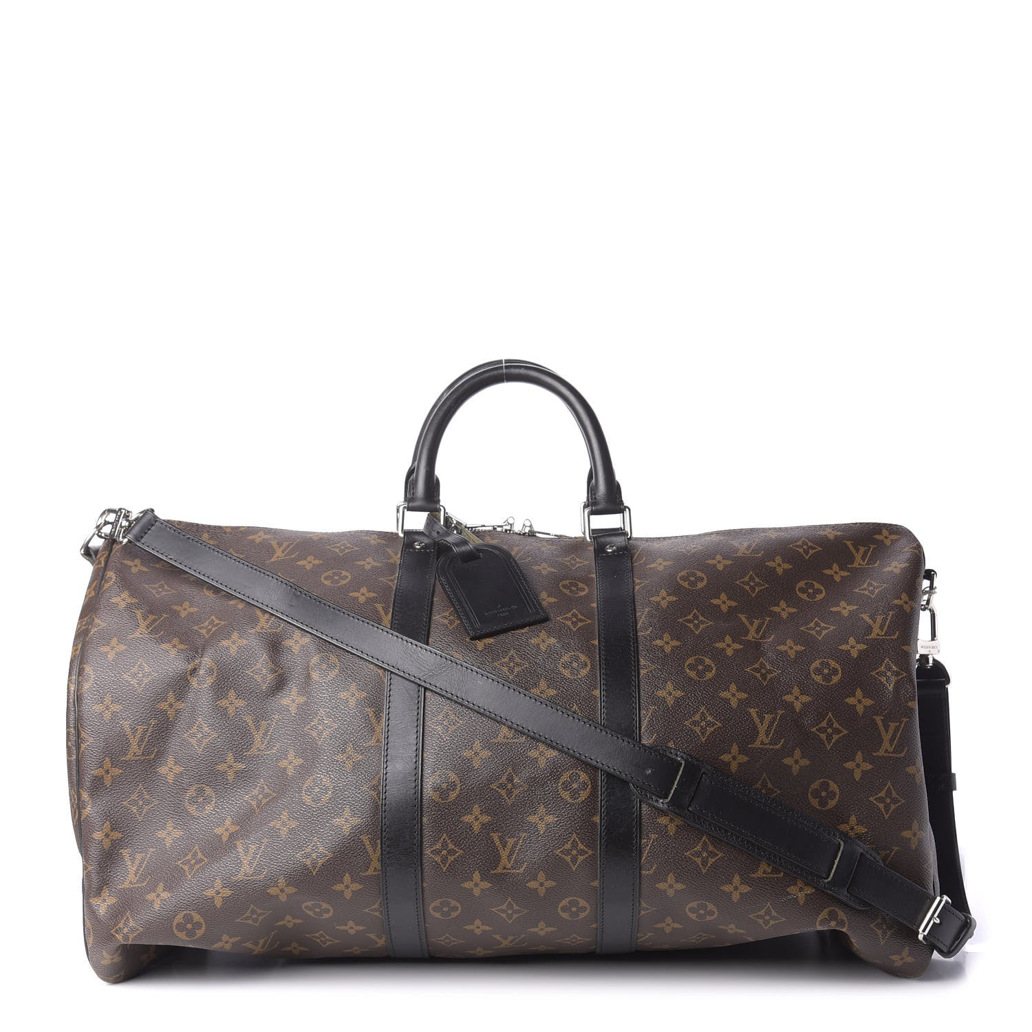 Louis Vuitton Monogram Macassar Keepall Bandouliere 55 1 of 10