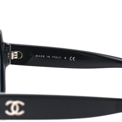 Chanel Acetate Square CC Sunglasses 5385-A Black 6 of 7