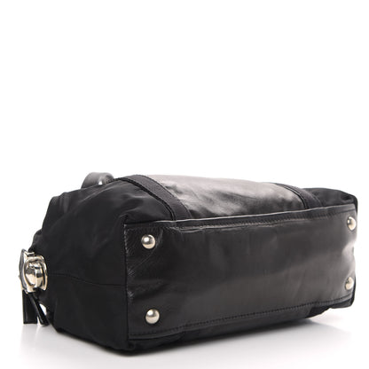 Prada Tessuto Nylon Tape Shoulder Bag Black 4 of 10