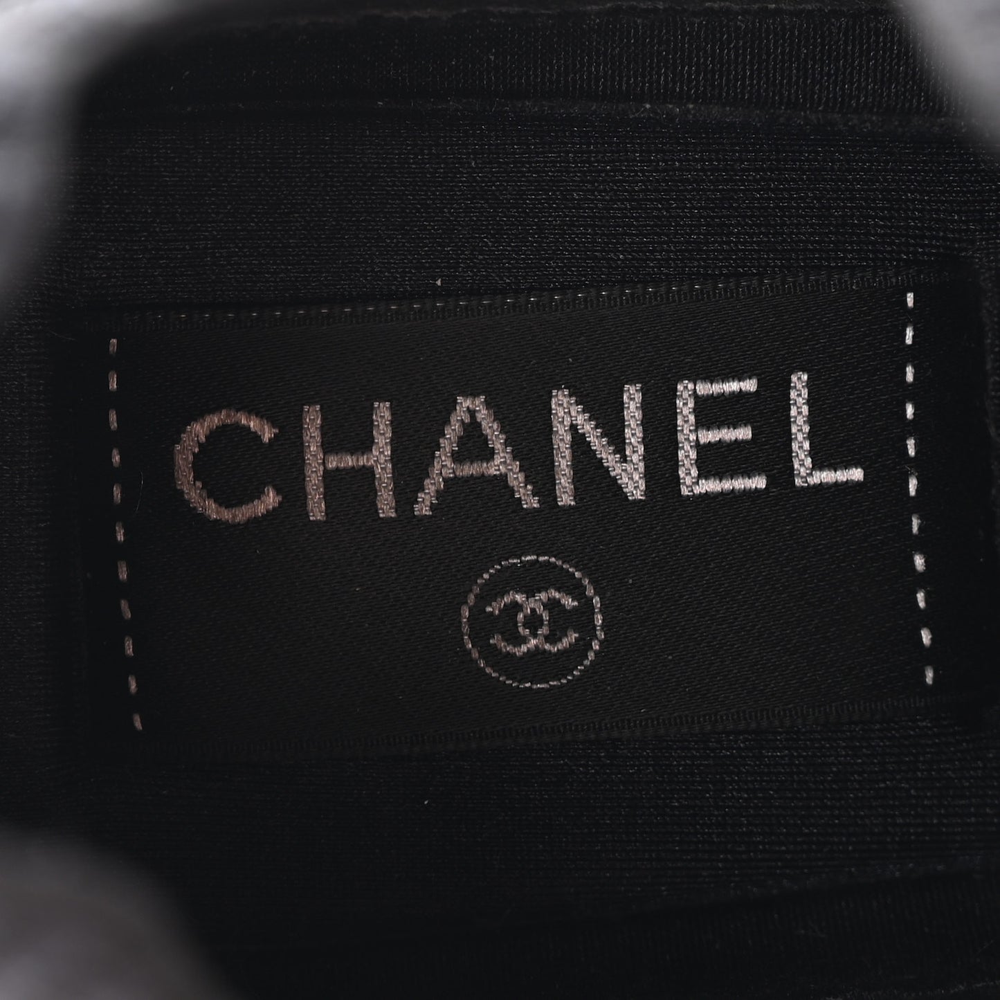 Fabric Logo Sneakers 36.5 Black