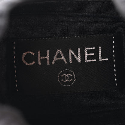 Chanel Fabric Logo Sneakers 36.5 Black 7 of 11