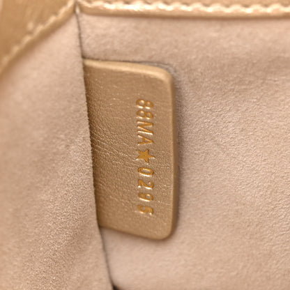 Christian Dior Metallic Lambskin Cannage Small Lady D-Joy Gold 6 of 9