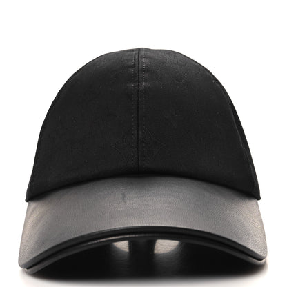 Louis Vuitton Calfskin Cotton Jacquard Monogram LV First Cap Black 3 of 9