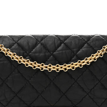 Chanel Aged Calfskin Quilted 2.55 Reissue 226 Flap Black 8 of 10