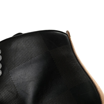 Louis Vuitton Calfskin Maxi Damier Perforated Alpinist Ankle Boots 9 Black 11 of 11