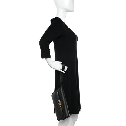 Hermes Epsom Kelly Depeches 25 Pouch Black 2 of 11