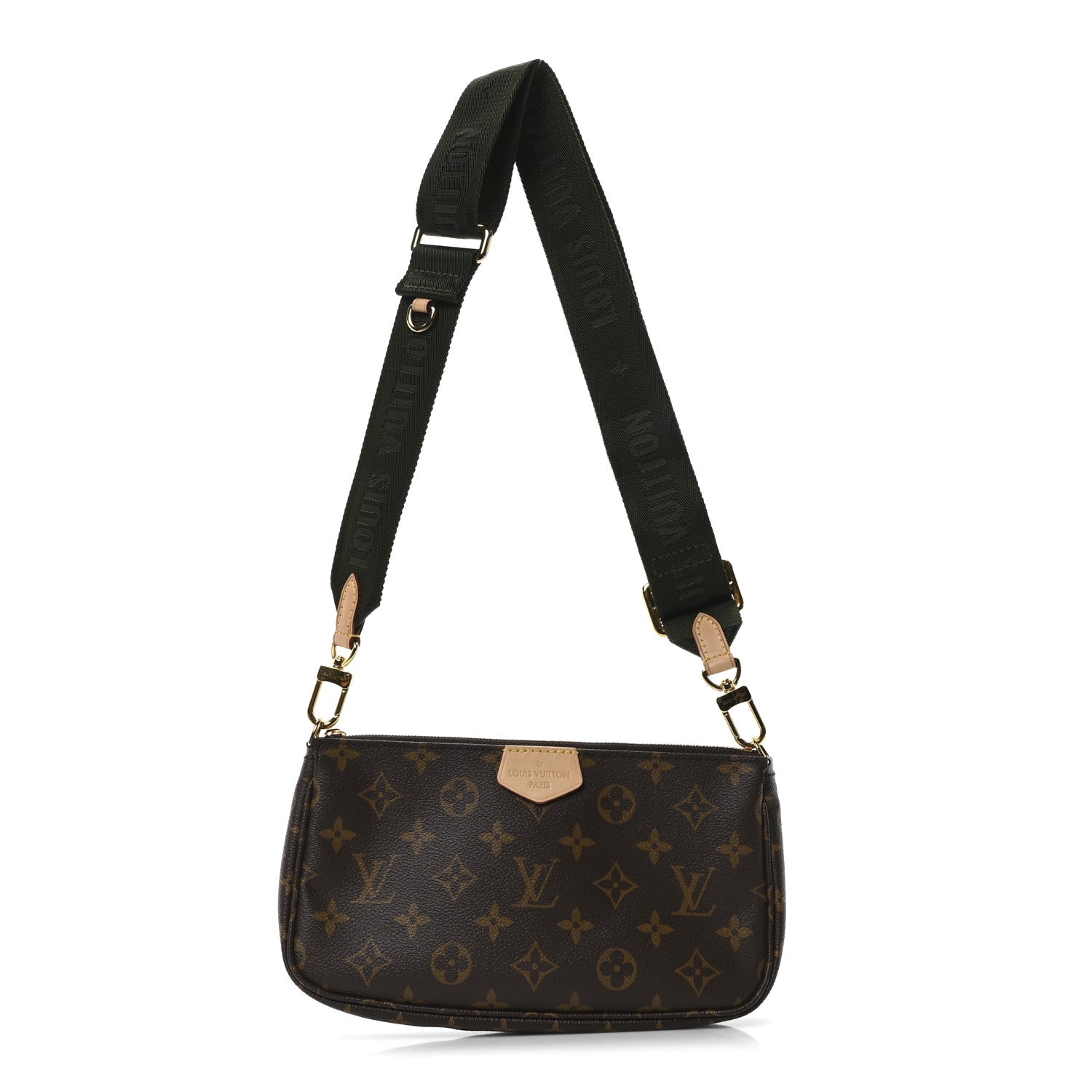 Louis Vuitton Monogram Multi Pochette Accessories Large Pochette  Kaki 1 of 10