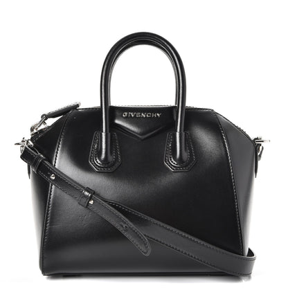 Givenchy Shiny Lord Calfskin Mini Antigona Black 1 of 10