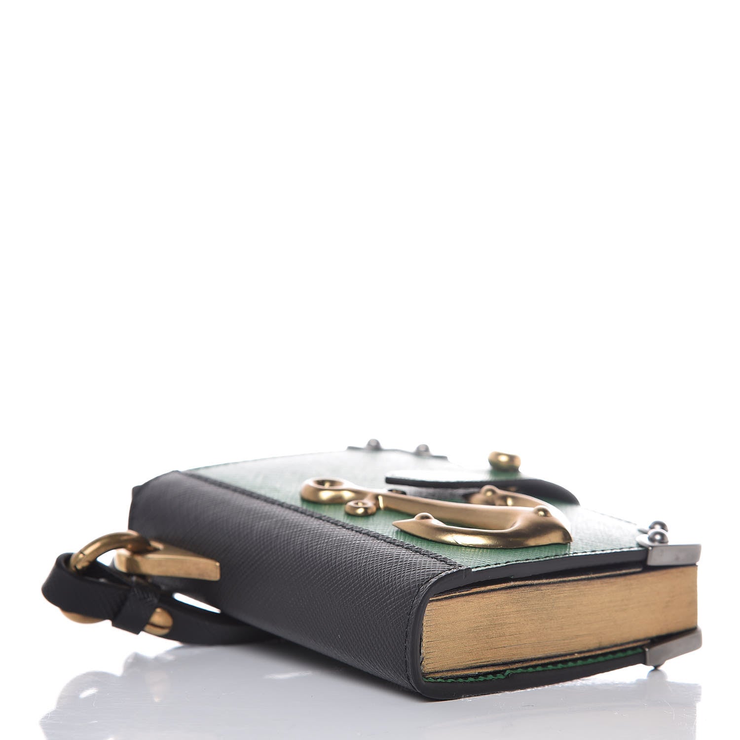 Prada Saffiano Cahier Trick Notebook Biliardo Black 4 of 8