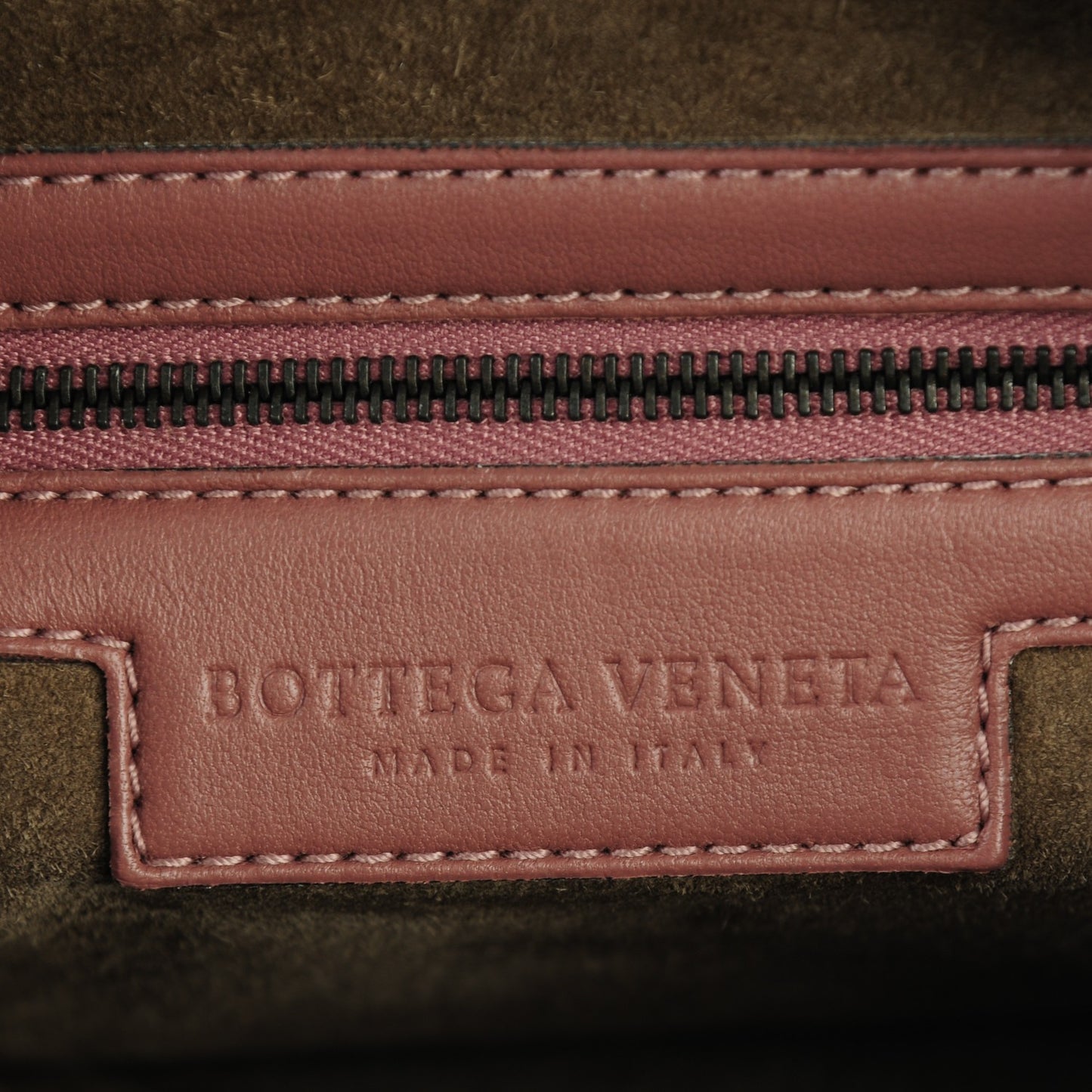 Nappa Intrecciato Pillow Crossbody Messenger Dusty Rose