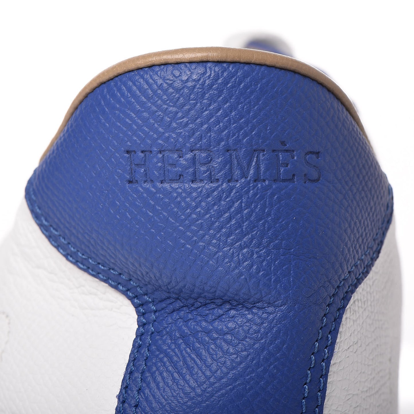 Epsom Calfskin Mens Goal Sneakers 41 Multicolore Bleu Royal