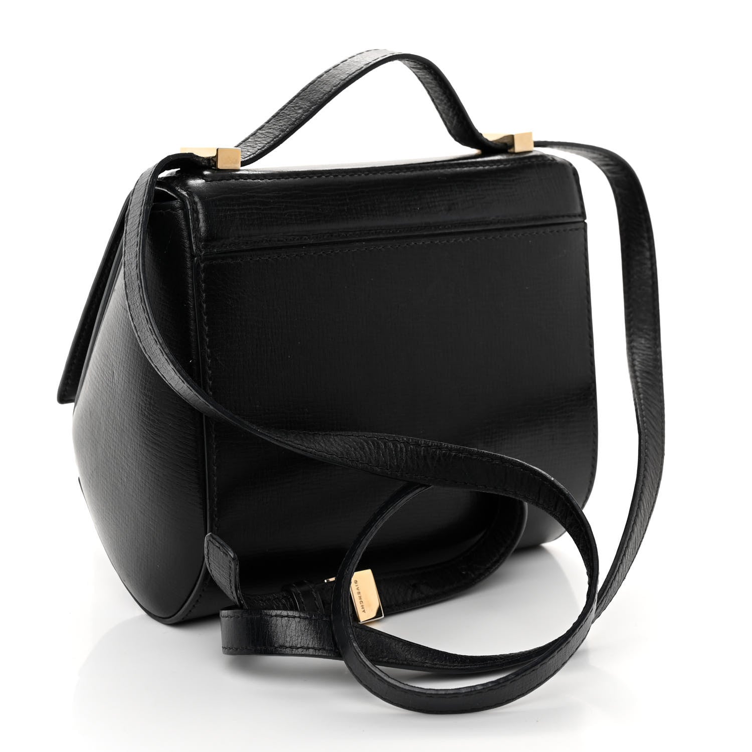 Givenchy Textured Calfskin Mini Pandora Box Crossbody Bag Black 3 of 10