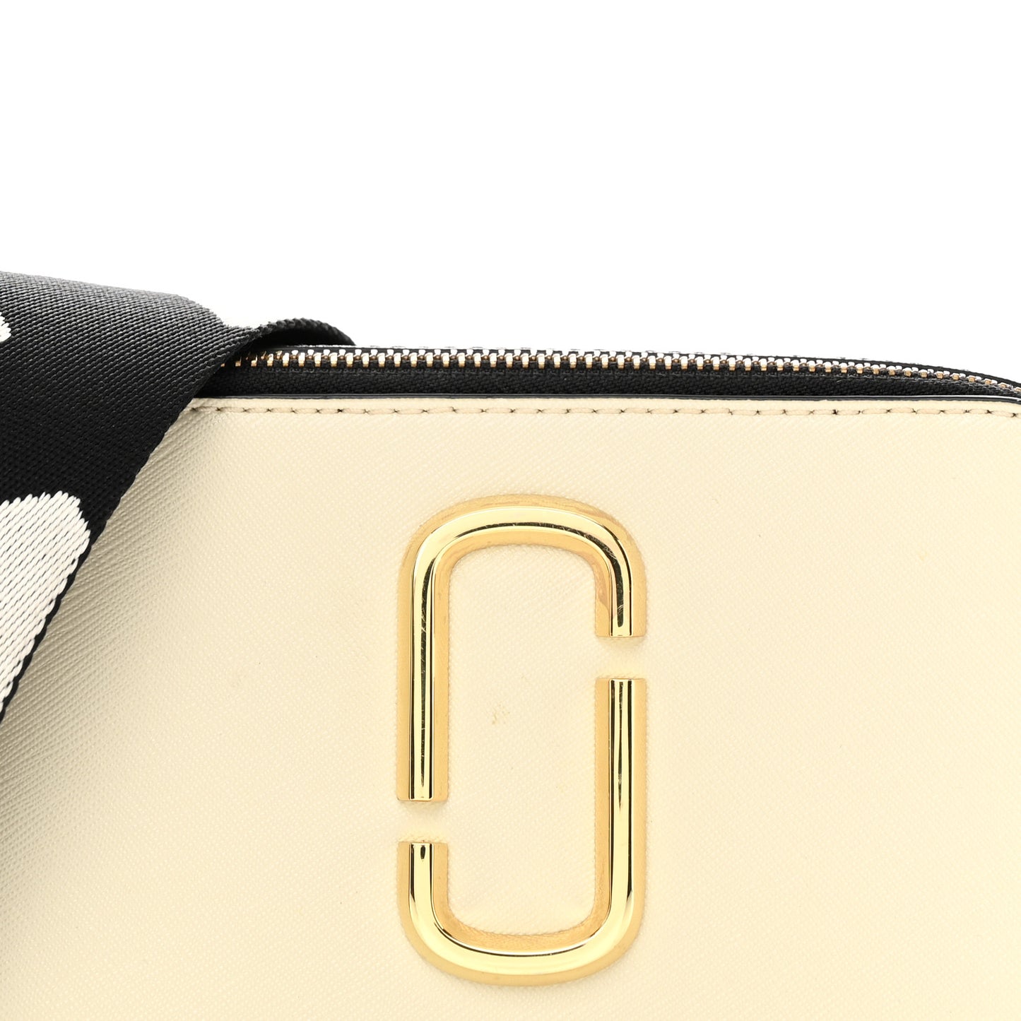 Saffiano Small Snapshot Camera Bag Cloud White Multicolor