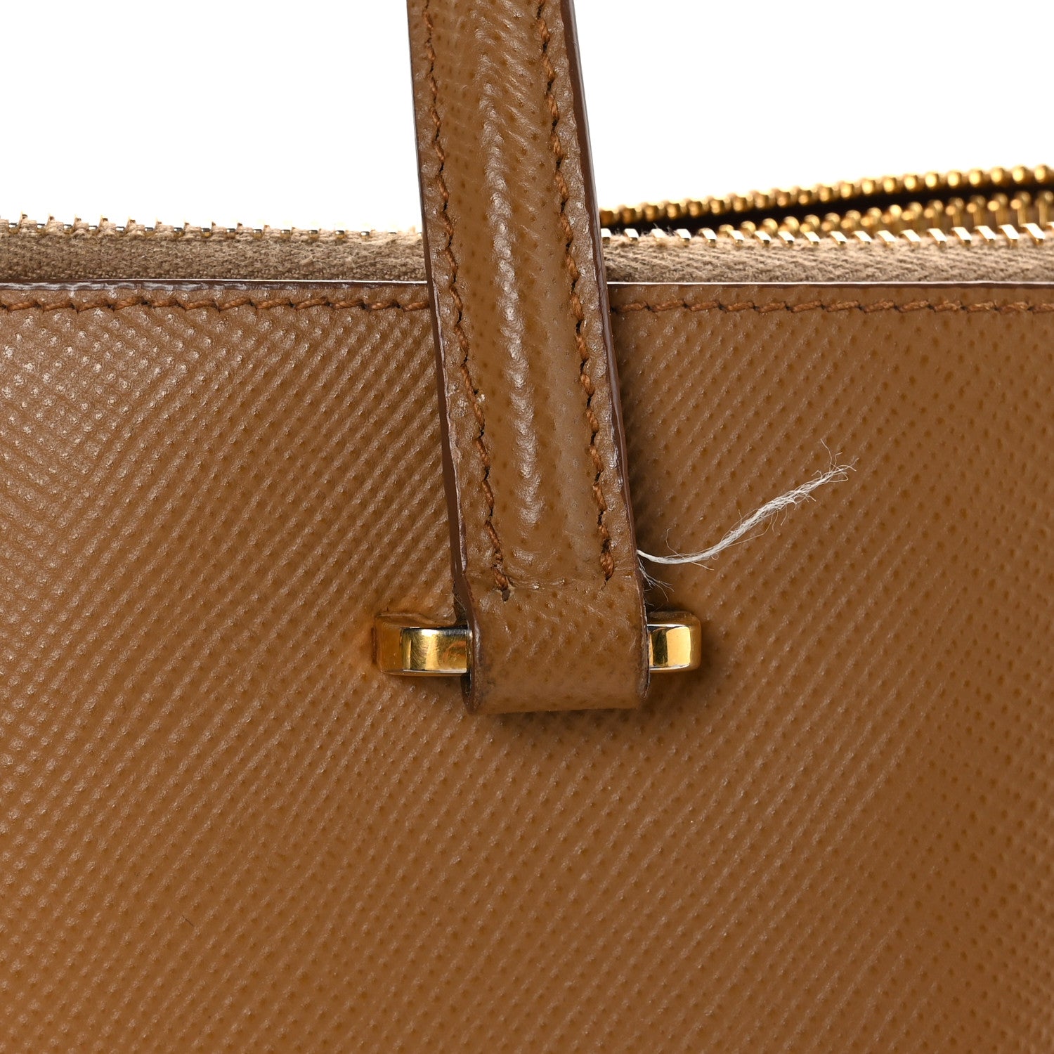 Prada Saffiano Cuir Shopping Tote Caramel 12 of 12