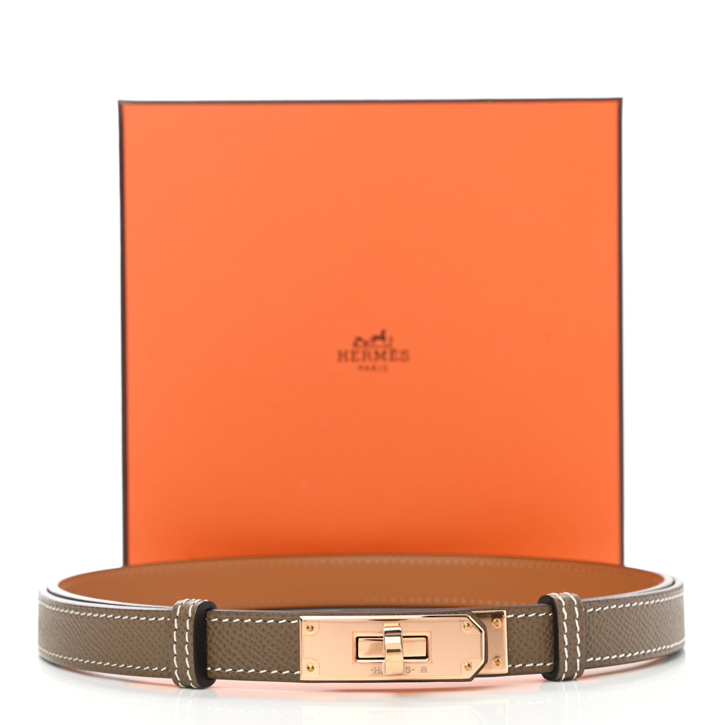 Epsom Kelly Belt Etoupe