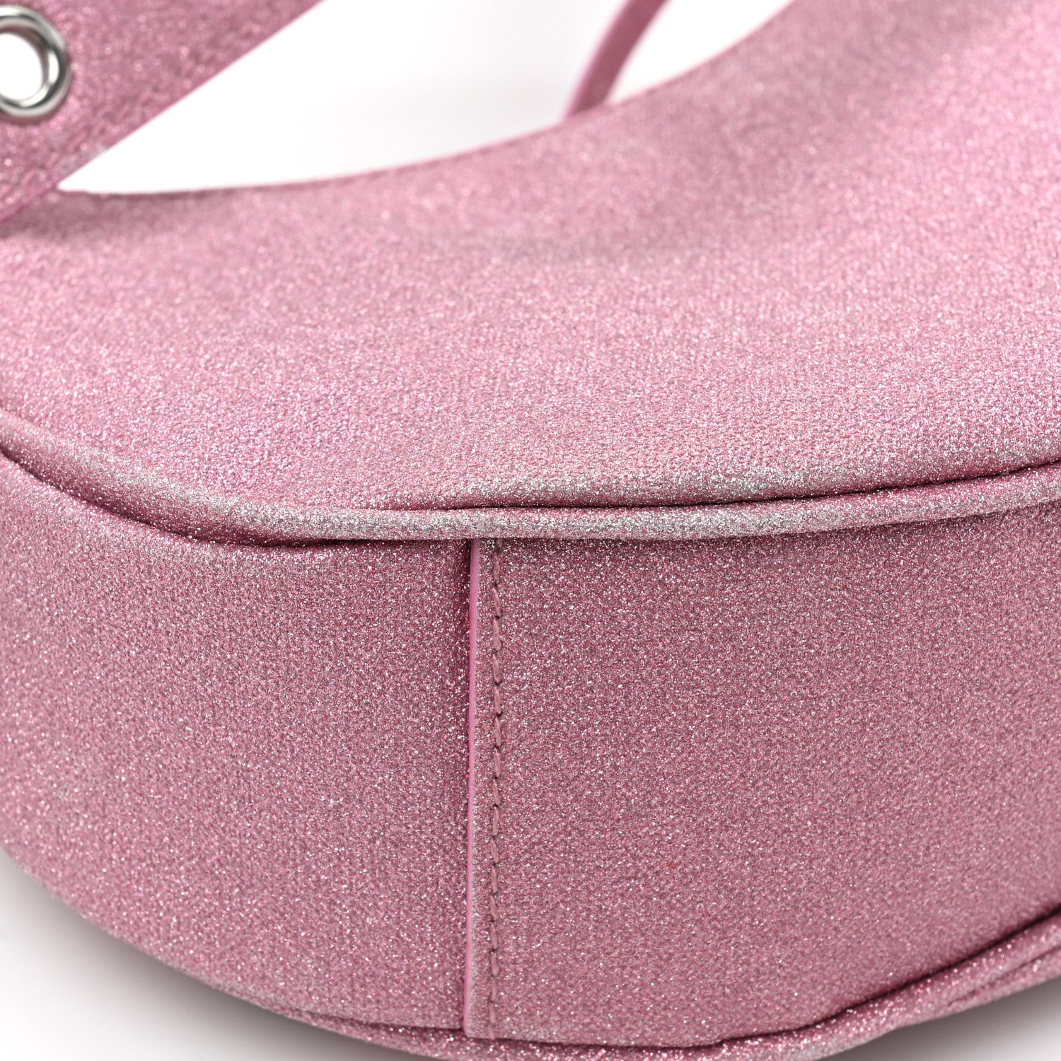 Balenciaga Sparkling Fabric Le Cagole Shoulder Bag XS Sweet Pink 12 of 13