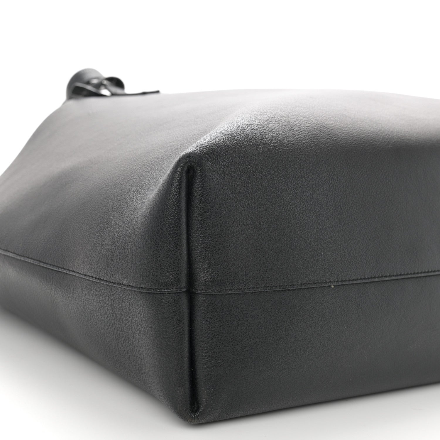 Saint Laurent Calfskin Large Shopping Tote Black 10 of 13