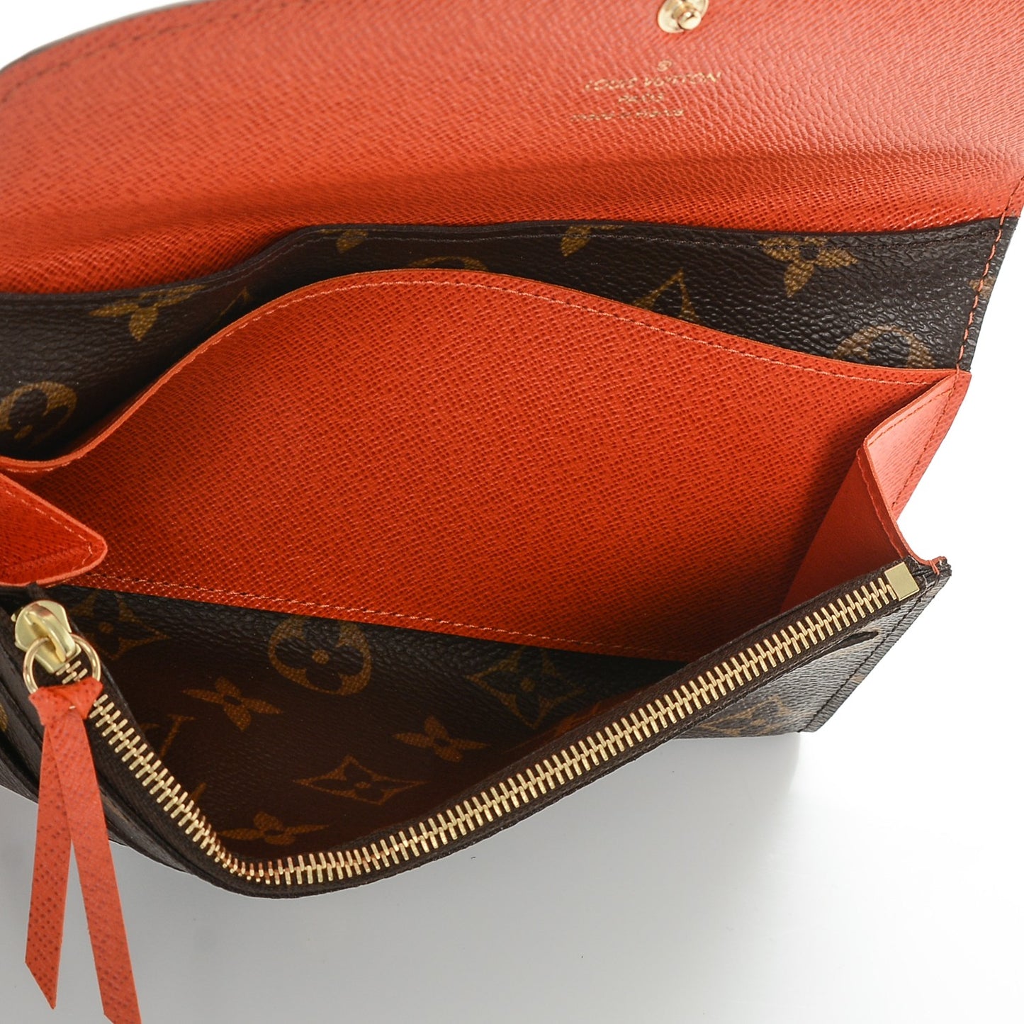 Monogram Emilie Wallet Piment
