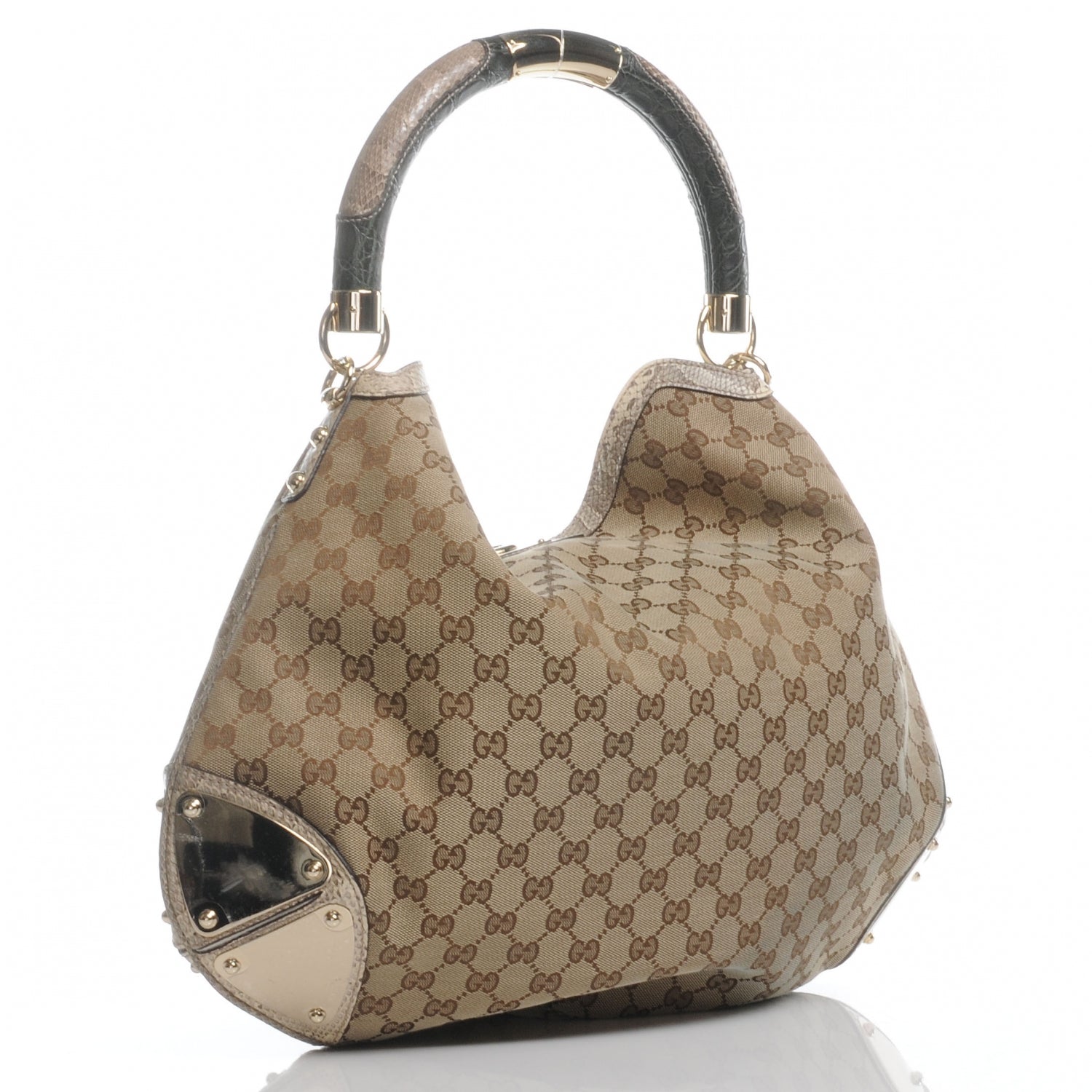 Gucci Monogram Large Crest Patchwork Embroidered Indy 3 of 8