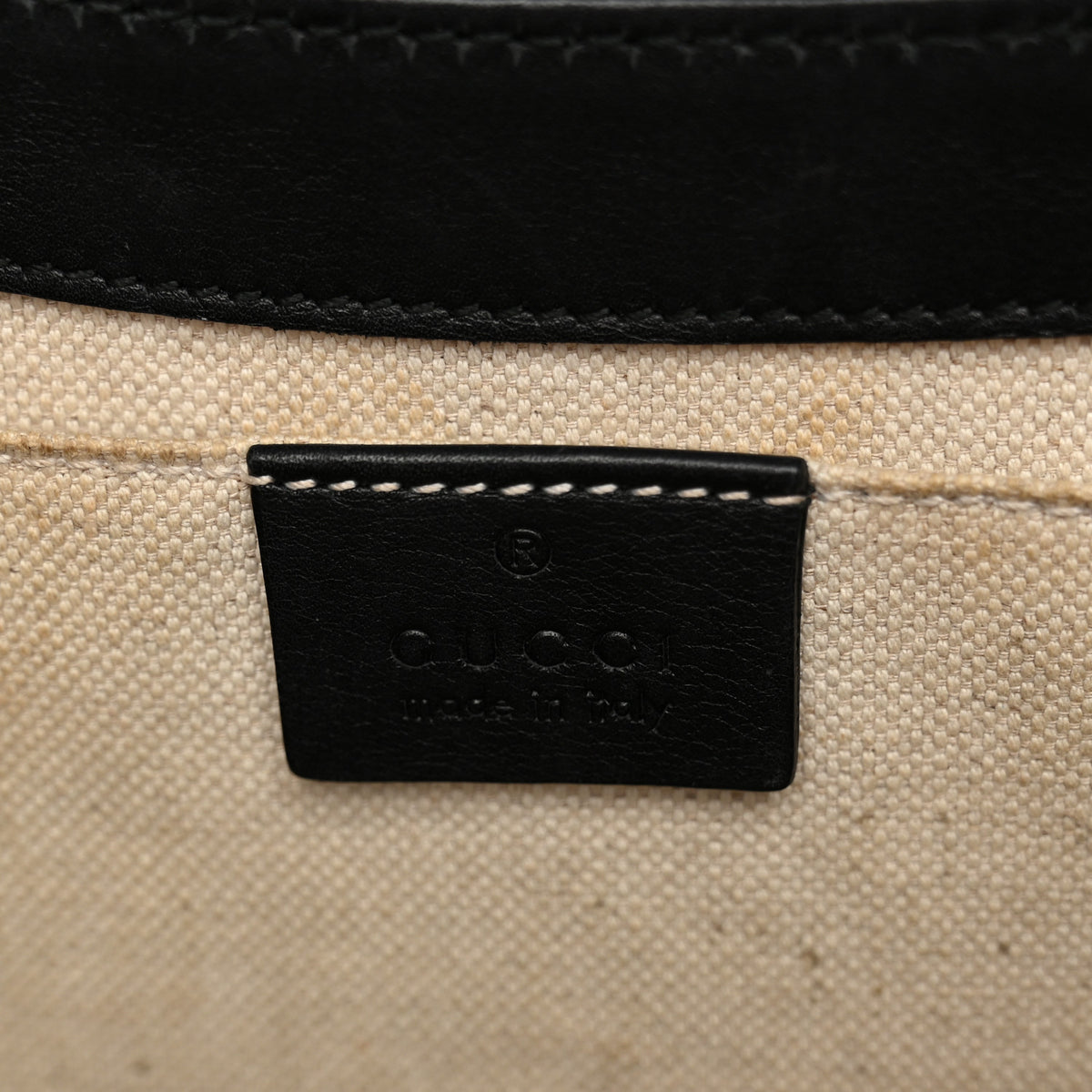 Guccissima Medium Emily Chain Shoulder Bag Black