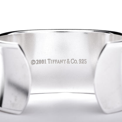 Tiffany Sterling Silver Wide 1837 Cuff Bracelet 4 of 4