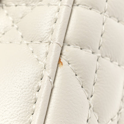 Christian Dior Lambskin Cannage Small My ABCDior Lady Dior White 11 of 19
