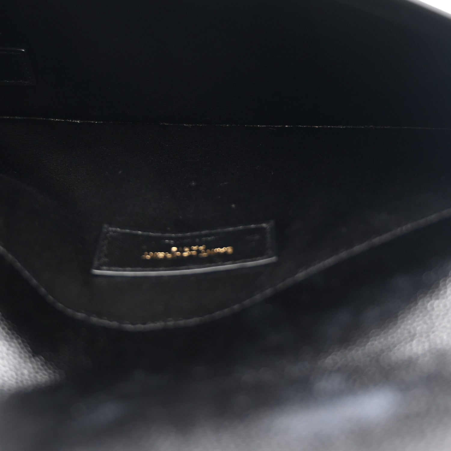 Saint Laurent Grain De Poudre Uptown Pouch Black 4 of 7