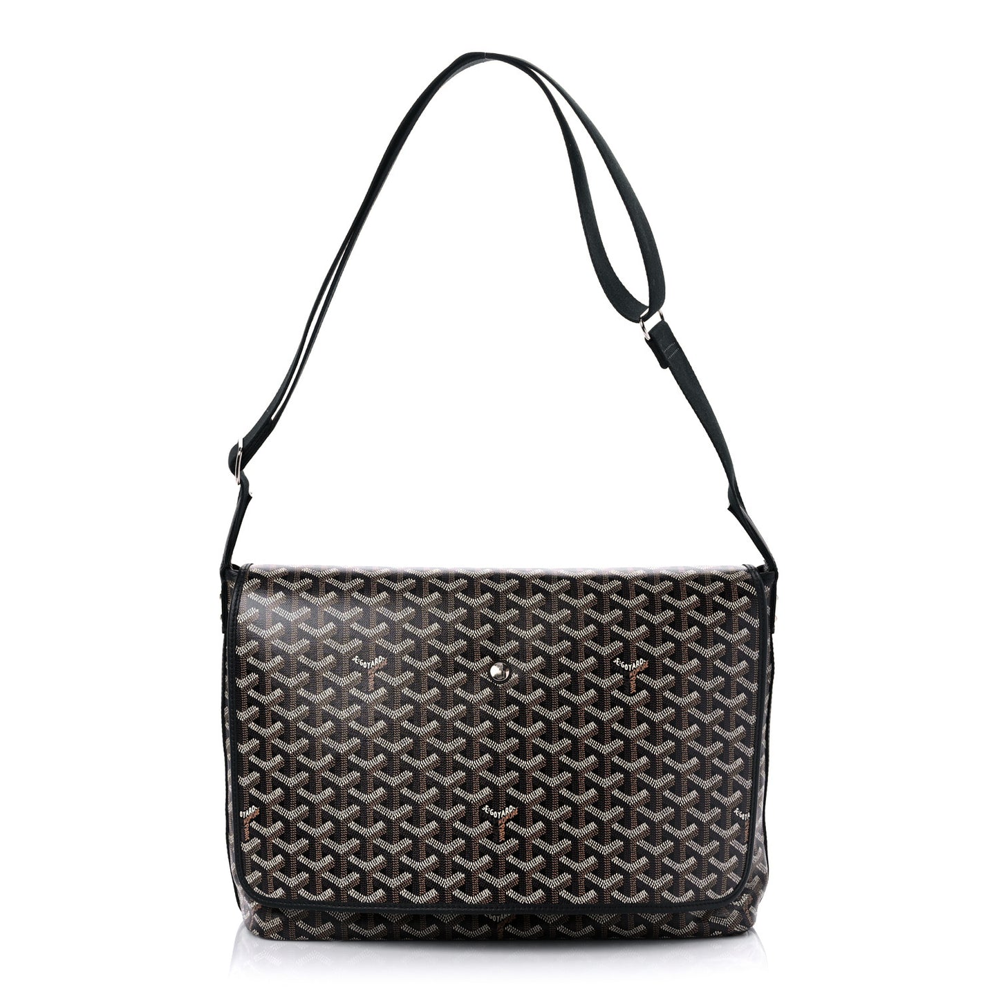 Goyardine Capetien Messenger Bag Black