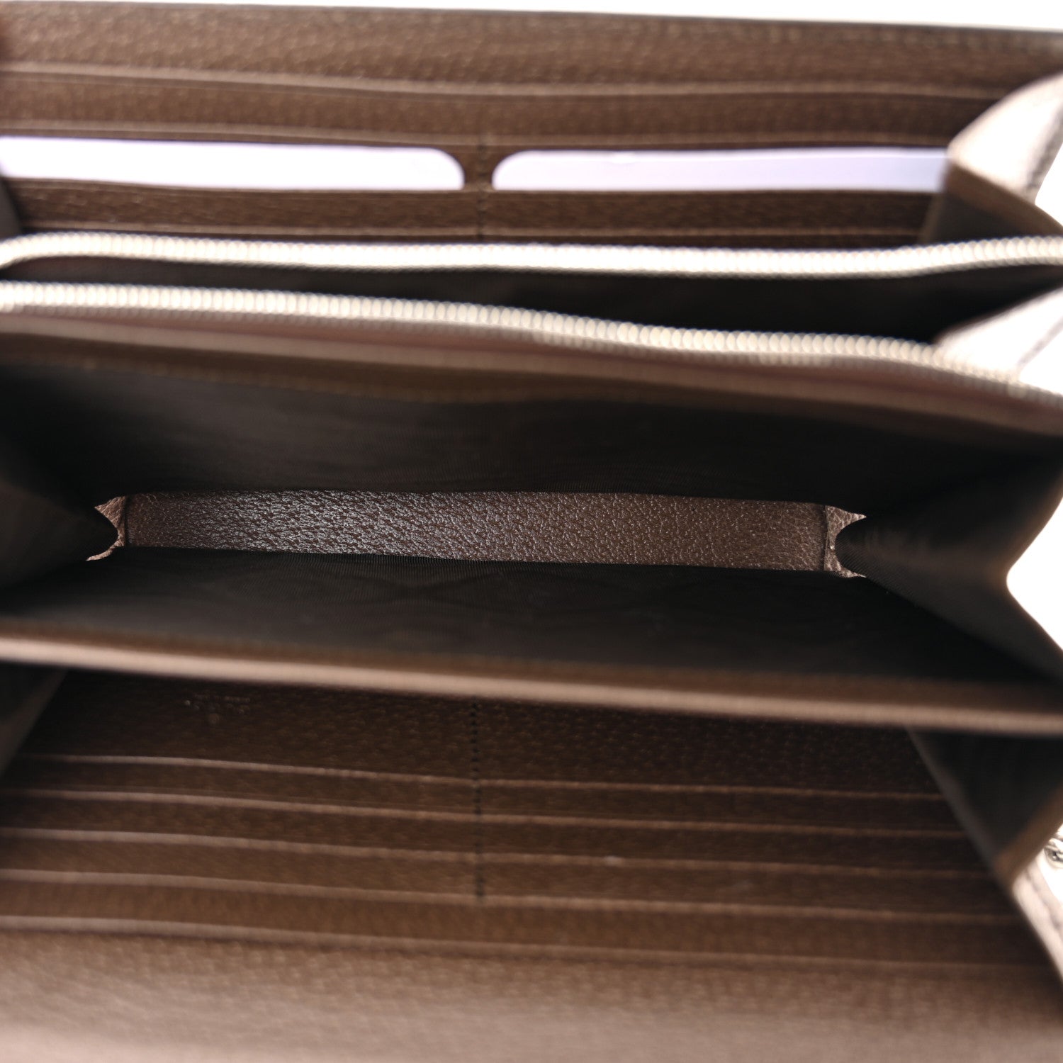 Gucci Monogram Jumbo GG Textured Dollar Calfskin Mini Dionysus Chain Wallet Camel Ebony New Acero 5 of 13