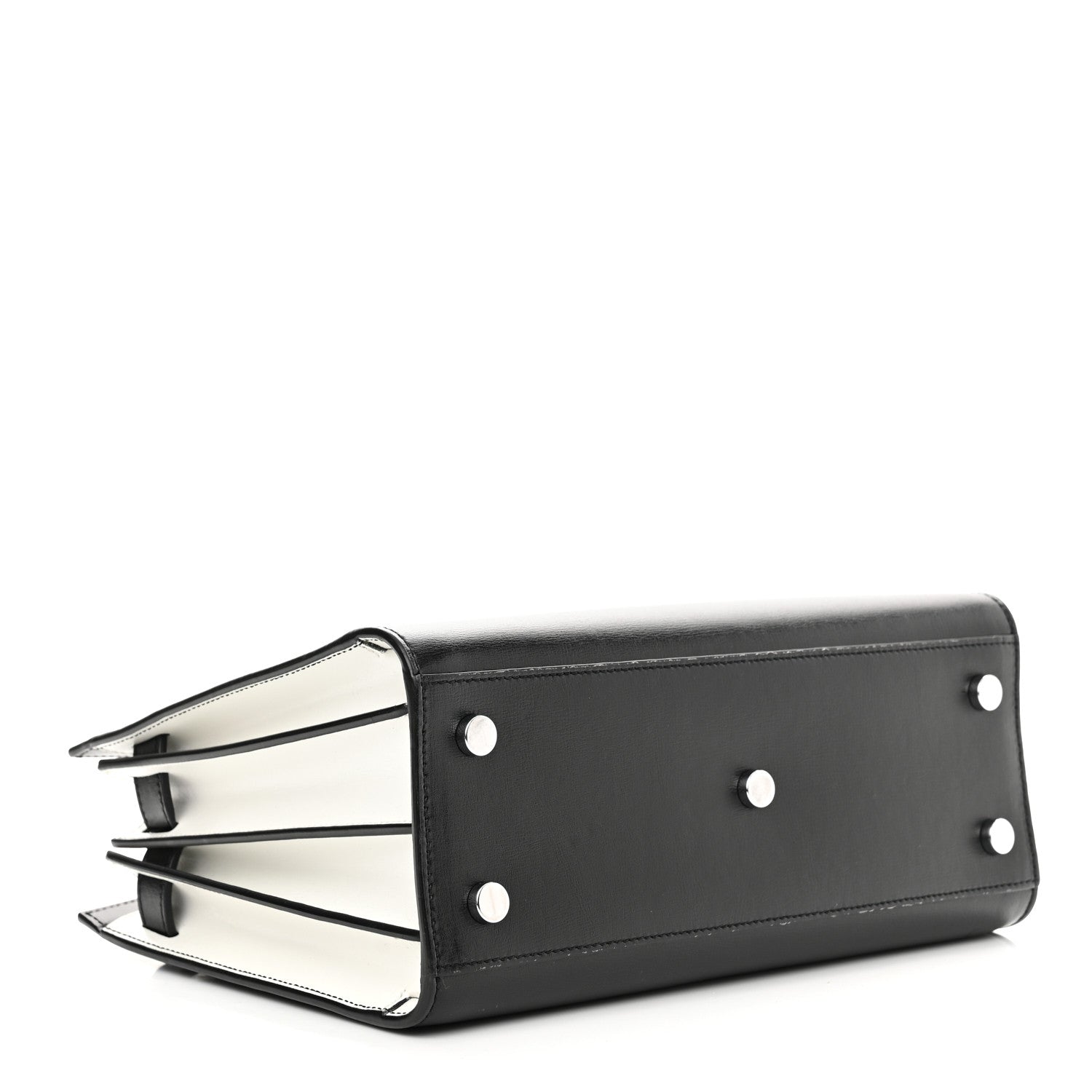 Saint Laurent Calfskin Small Sac De Jour Black White 4 of 12