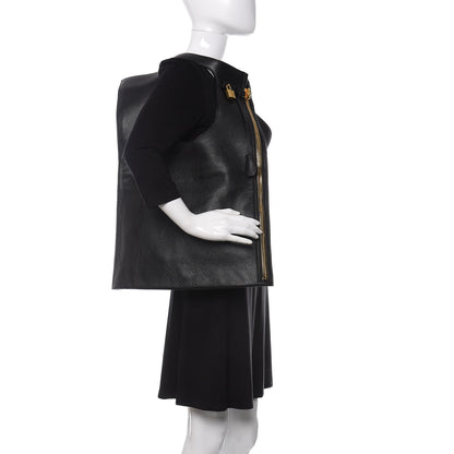 Tom Ford Ramskin Large Alix Padlock Zip Shoulder Bag Black 2 of 12