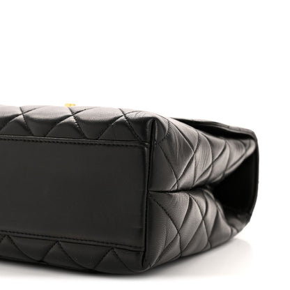 Chanel Lambskin Quilted Medium Kelly Flap Bag Black 11 of 14