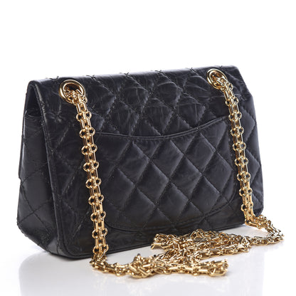 Chanel Aged Calfskin Quilted 2.55 Reissue Mini Flap Black 3 of 16