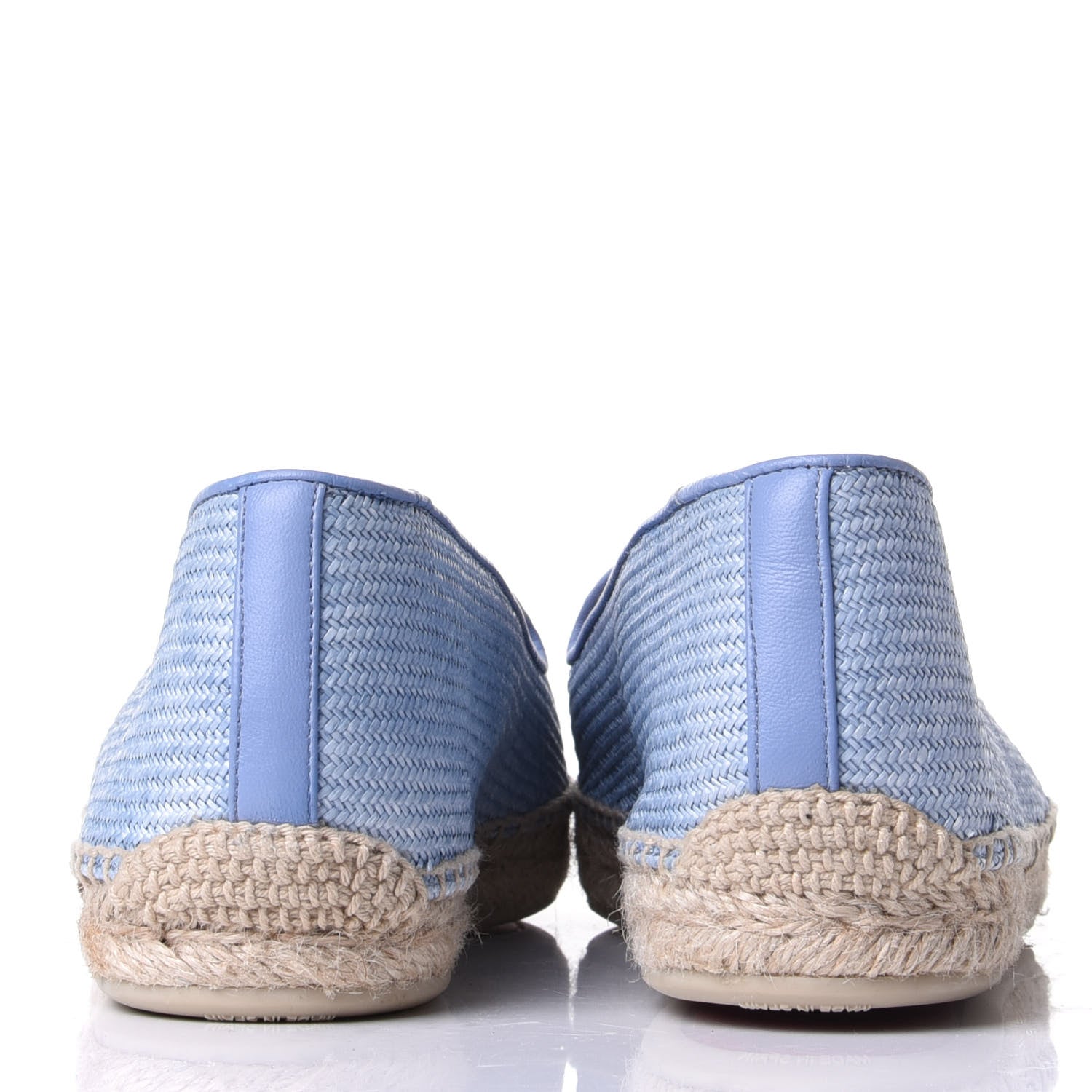 Christian Louboutin Woven Canvas Appliquéd Nanou Orlato Donna Flat Espadrilles 39 Jeans 6 of 11