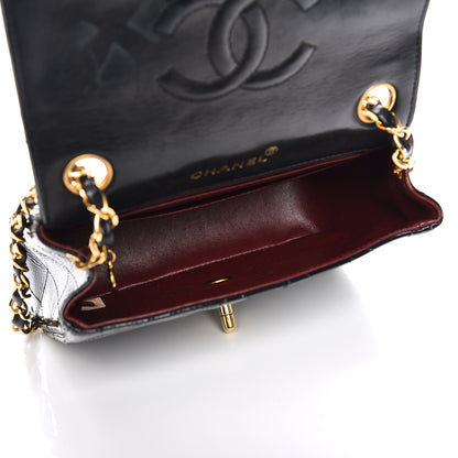 Chanel Patent Calfskin Quilted Mini Square Flap Black 5 of 11